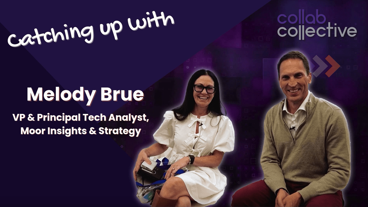 Craig Durr talks with Melody Brue, VP and Principal Tech Analyst at Moor Insights & Strategy, at Zoomtopia 2024.