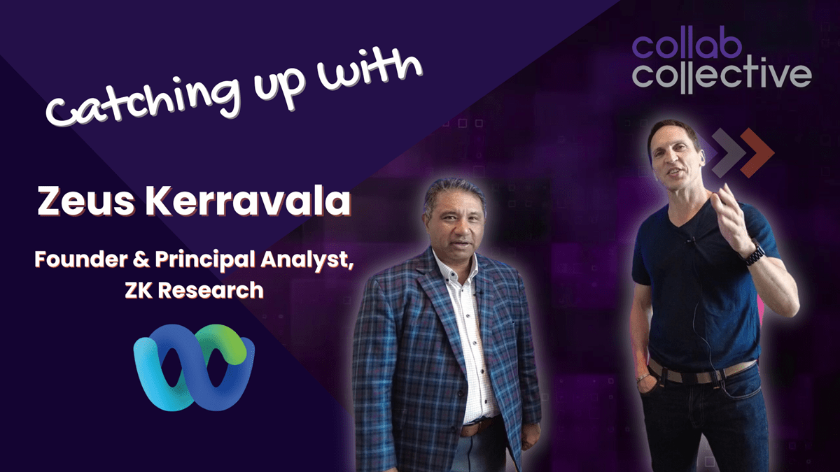 Craig Durr speaks with Zeus Kerravala, Principal Analyst at ZK Research, at WebexOne 2024.