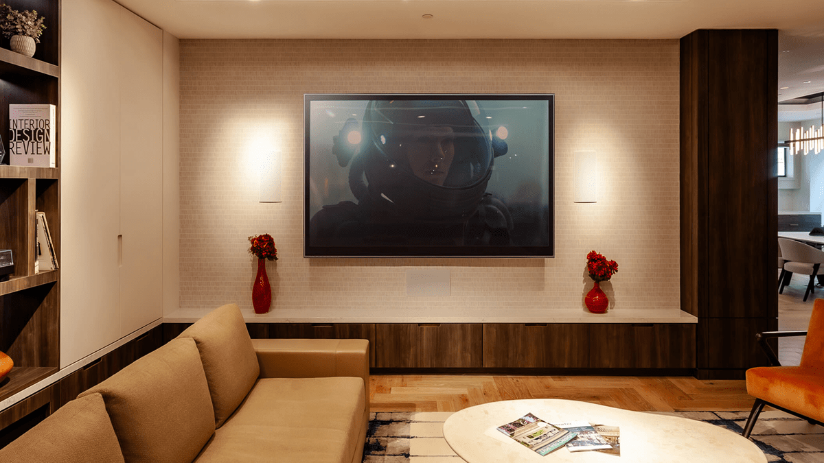 The residential section of the Crestron Experience Center in New York enables visitors to explore an intuitive, seamless experience that reflects the company’s vision for modern living.