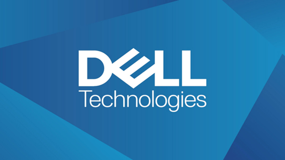 Dell Technologies’  logo on a blue background