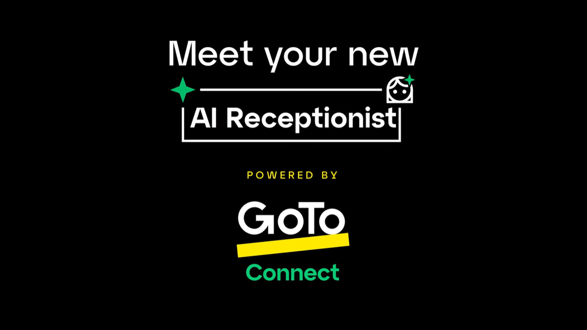 An introduction of the AI Receptionist powered by GoTo Connect