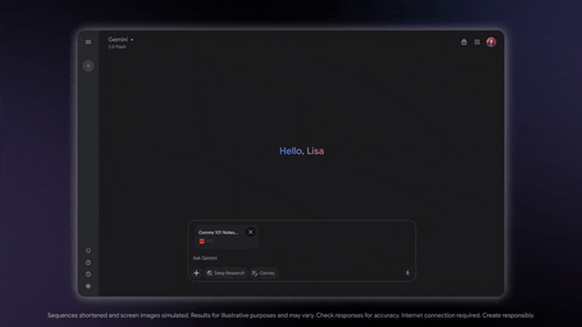 The Gemini app introduces Canvas and Audio Overviews.