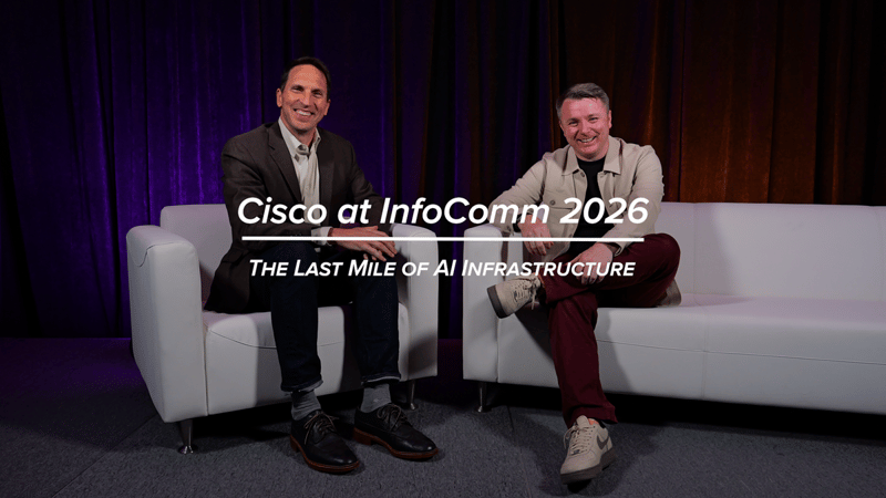 Craig Durr interviews Rich Bayes, Senior Director and Head of Product for Cisco Collaboration Devices, live from InfoComm 2026