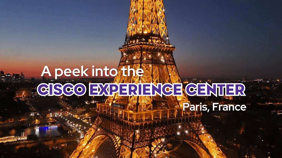 Craig Durr, Founder and Chief Analyst, explores the Cisco Experience Center in Paris, France