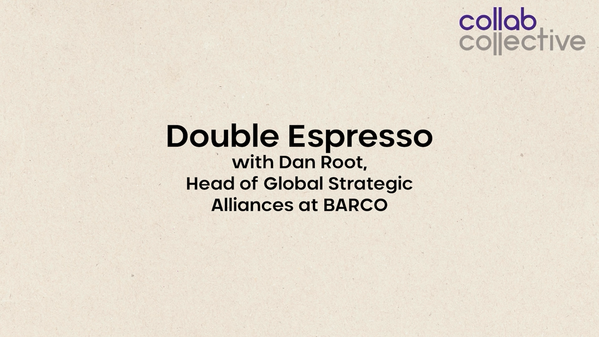 Craig Durr talks with Dan Root, Head of Global Strategic Alliances at Barco