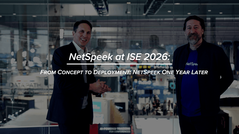 Craig Durr speaks with Erik DeGiorgi, CEO of NetSpeek, recorded live at ISE 2026