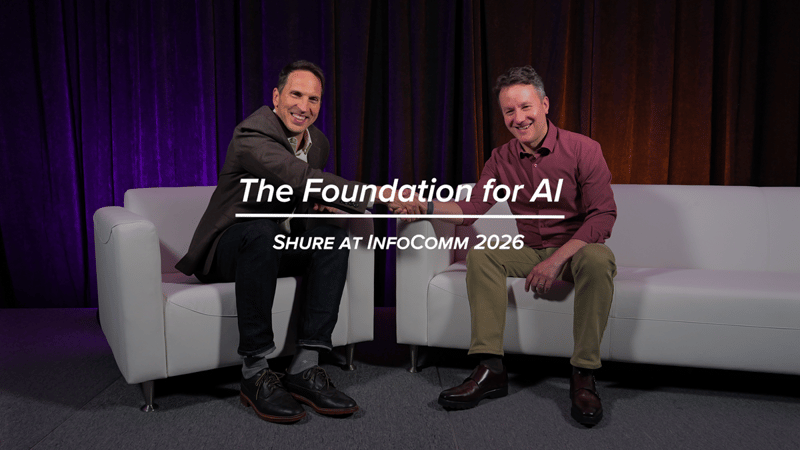 Craig Durr speaks with Erik Vaveris, VP of Product Management and CMO for Shure, live from InfoComm 2026