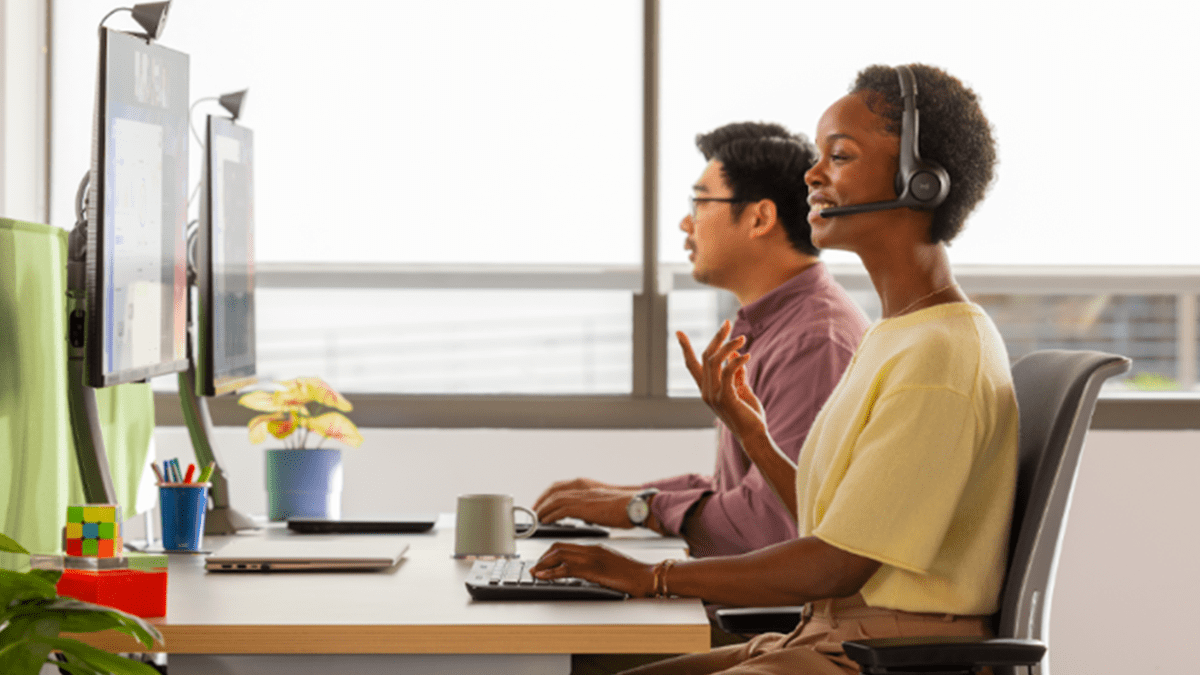 Logitech Zone 305 is a wireless headset certified for Microsoft Teams, Zoom, and Google Meet, bringing great audio performance and reliable connections.