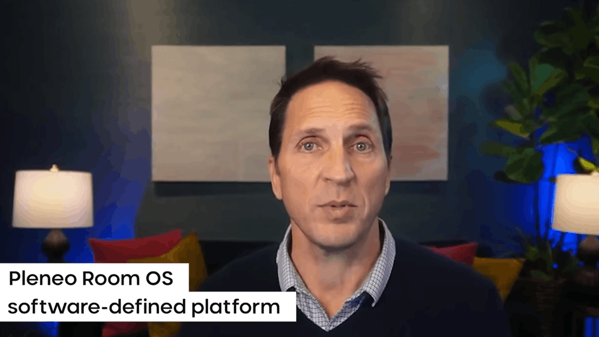 Craig Durr hosting a Modern Work Pulse solution spotlight with Pleneo