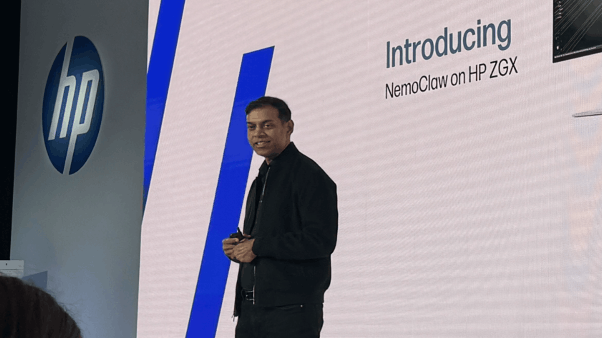 Prakash Arunkundrum sharing insights during HP IMagine 2026