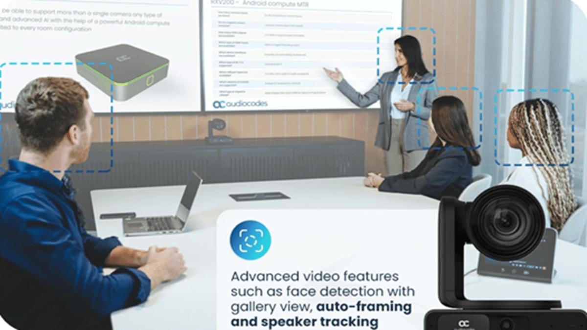 The Intelligent Meeting Room features multiple camera streams that enhance video quality, ensuring that every participant can engage fully in the discussion.