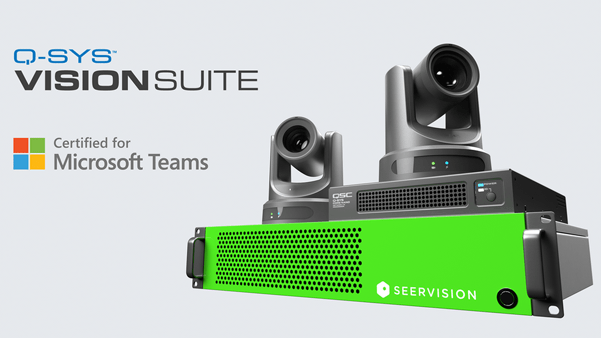 VisionSuite elevates meeting experiences for Microsoft Teams Rooms with AI-based audio and presenter tracking.