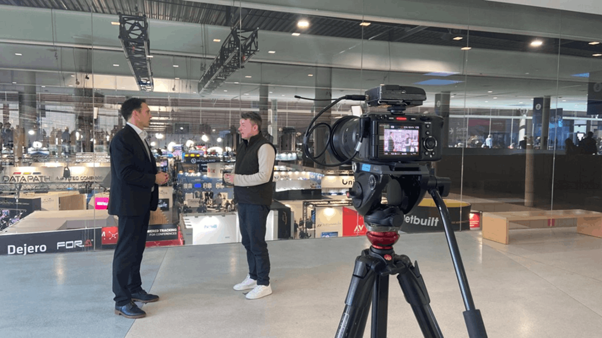 Craig Durr interviewing Rich Bayes of Cisco Collaboration Devices at ISE 2026