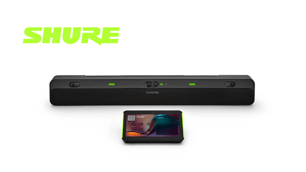 Shure IntelliMix Bar Pro front-of-room video and audio conferencing bar