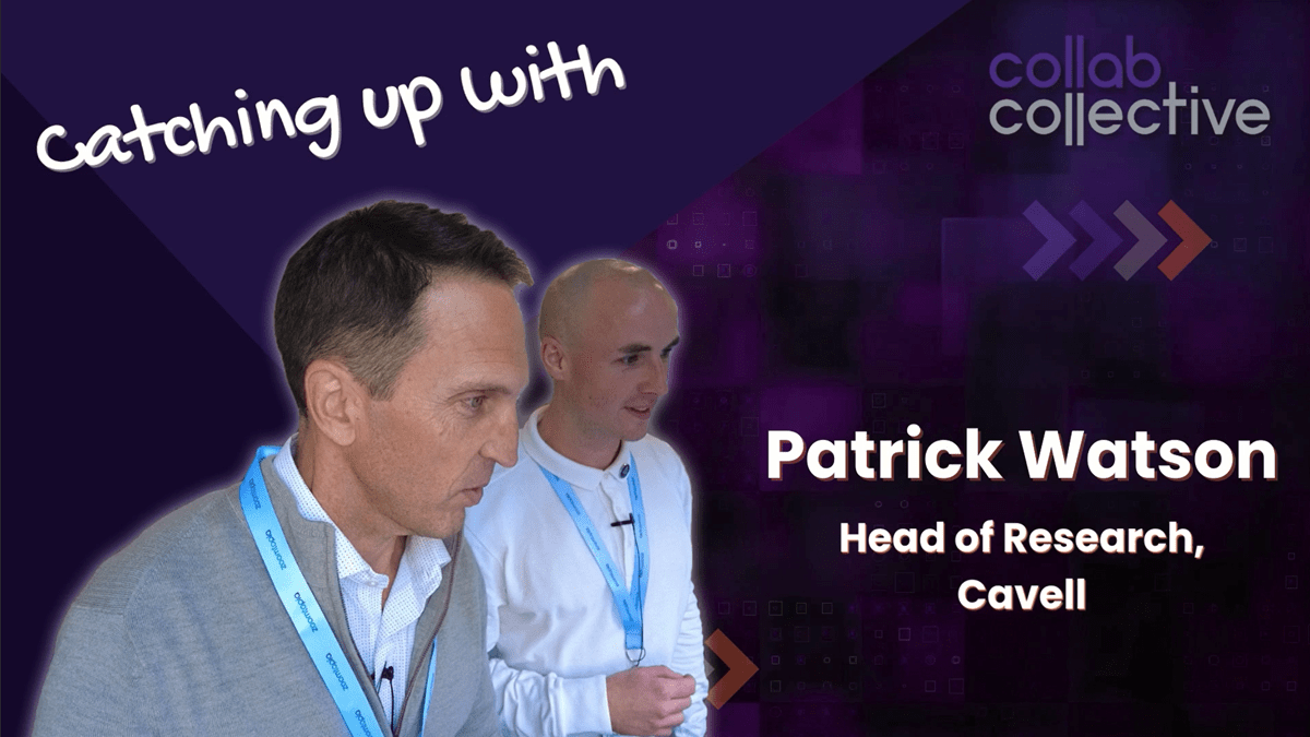 Craig Durr connects with Patrick Watson, Head of Research at Cavell Group, at Zoomtopia 2024.