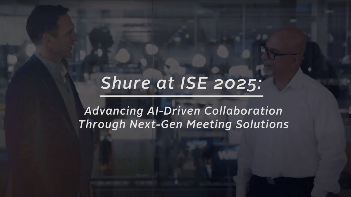 Craig Durr talks with Sam Sabet, Executive Vice President & CTO at Shure, live from ISE 2025.