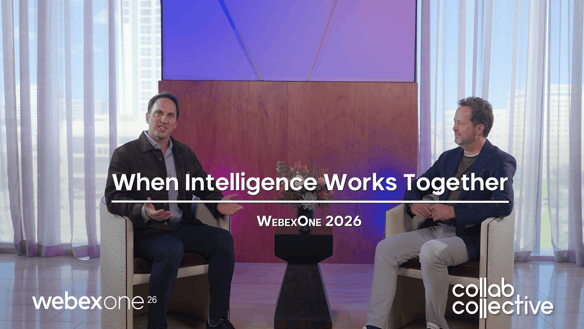 the Collab Collective’s Craig Durr speaks with Snorre Kjesbu, Senior Vice President and General Manager of Collaboration at Cisco, live at WebexOne 2026 in Austin, Texas