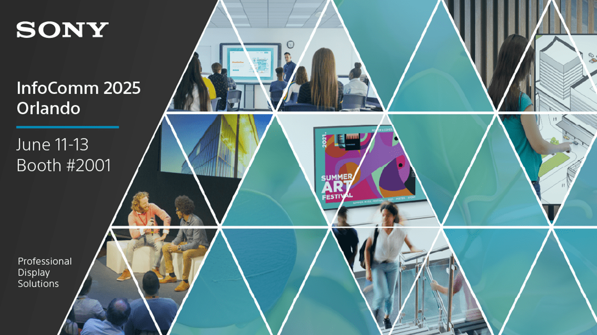 Sony Electronics is set to unveil its expansive lineup of professional AV technology at InfoComm 2025.