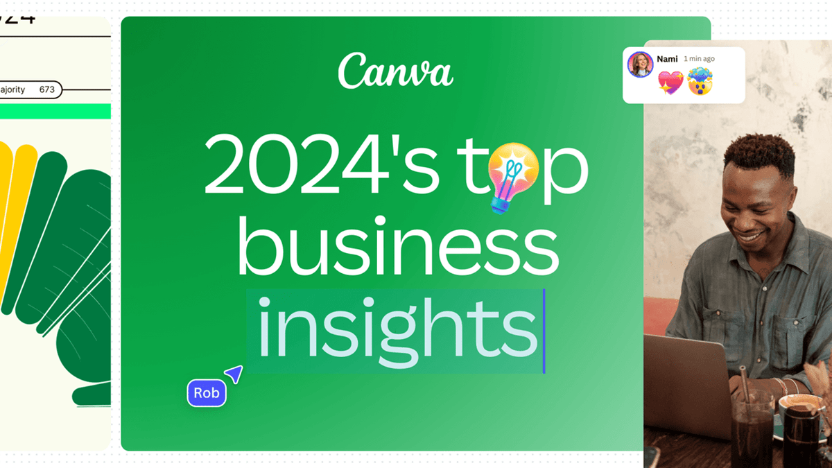 Canva’s 2024 insights found that embracing visual communication, fostering creativity, leveraging AI, and simplifying tech stacks are critical for maintaining a competitive edge in the business industry.